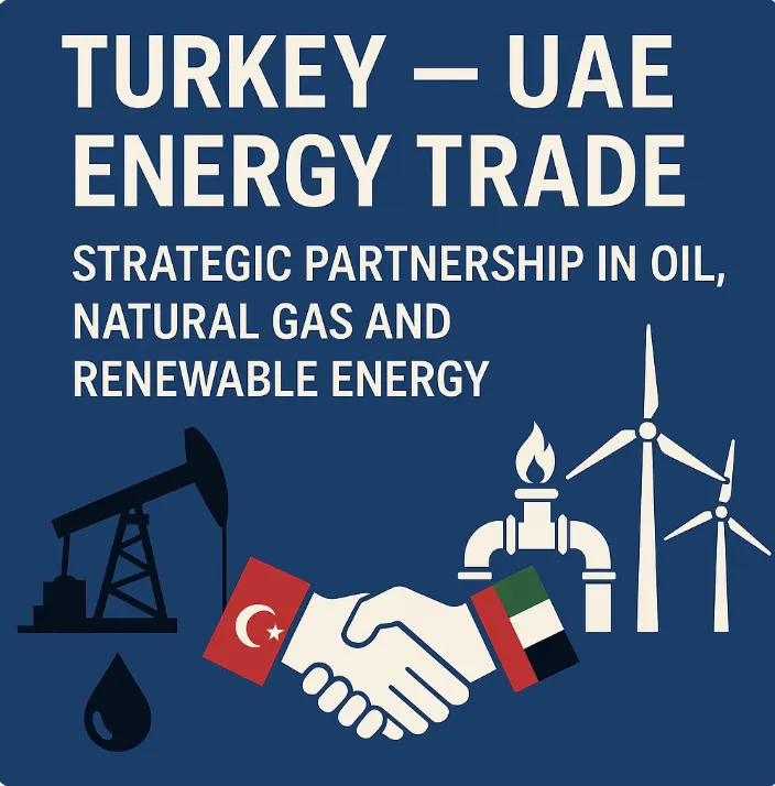 "🇹🇷🇦🇪 تركيا – الإمارات: شراكة استراتيجية في تجارة الطاقة (النفط، الغاز الطبيعي والطاقة المتجددة)"