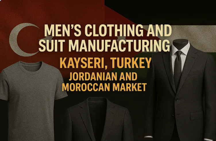 Kayseri Erkek Giyim ve Takım Elbise Üretimi: Ürdün ve Fas Pazarı