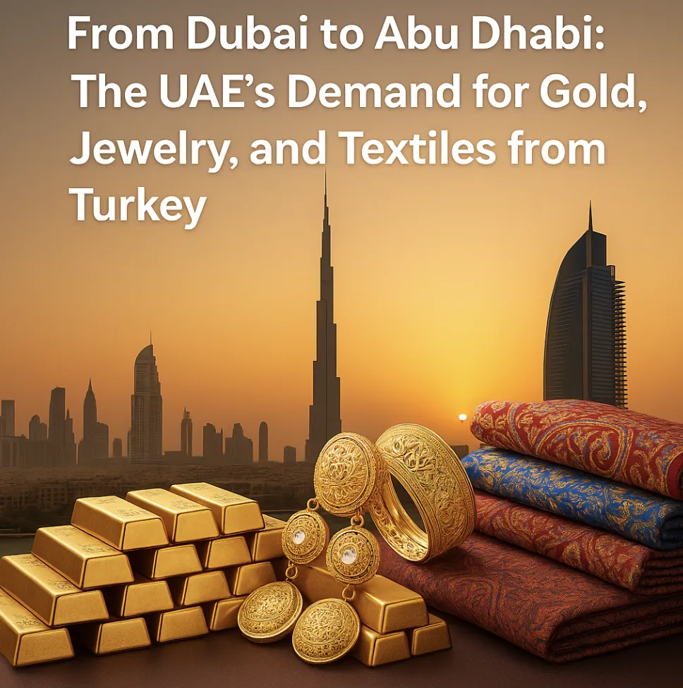 "🇦🇪Dubai’den Abu Dhabi’ye: BAE’nin Türkiye’den Altın, Mücevher ve Tekstil Talebi"