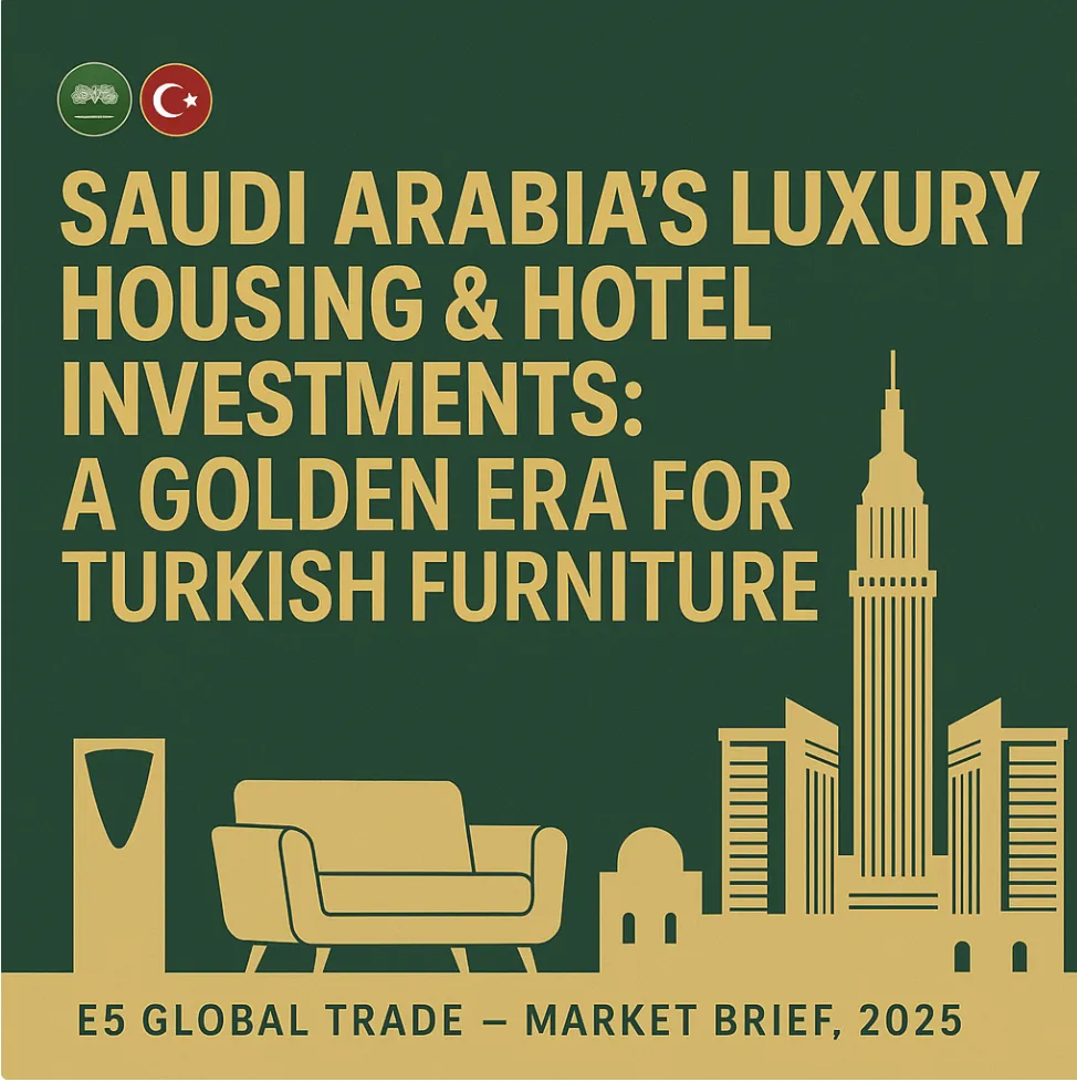 "🇸🇦 Suudi Arabistan’da Lüks Konut ve Otel Yatırımları: Türk Mobilyaları İçin Altın Çağ"