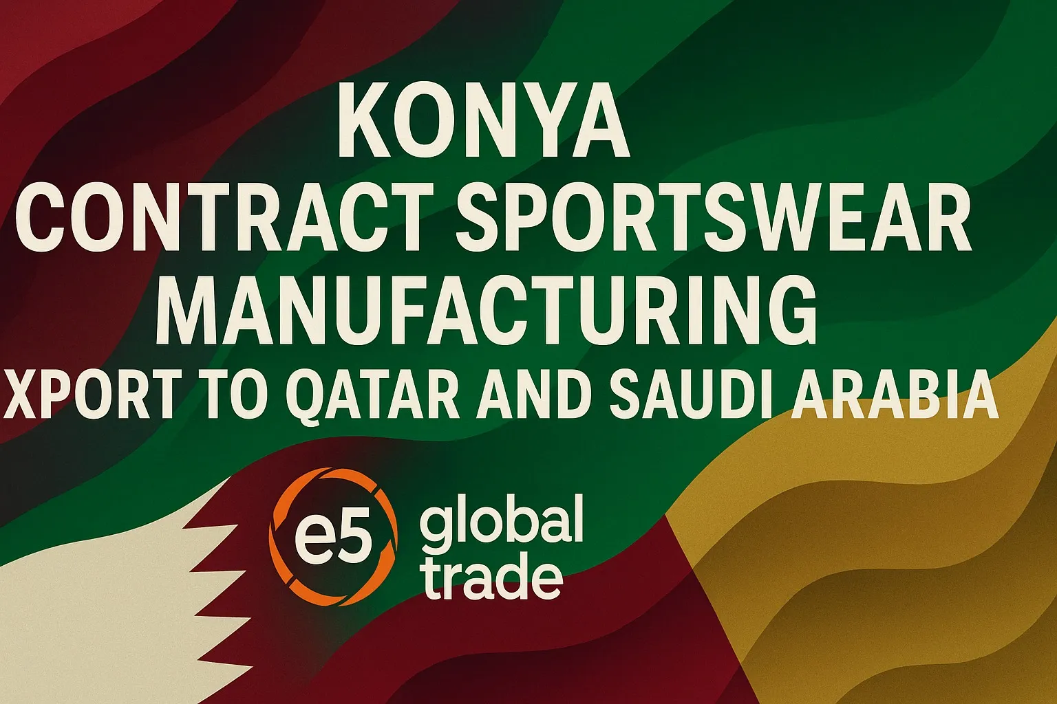 Konya Fason Spor Giyim Üretimi: Katar ve Suudi Arabistan’a İhracat