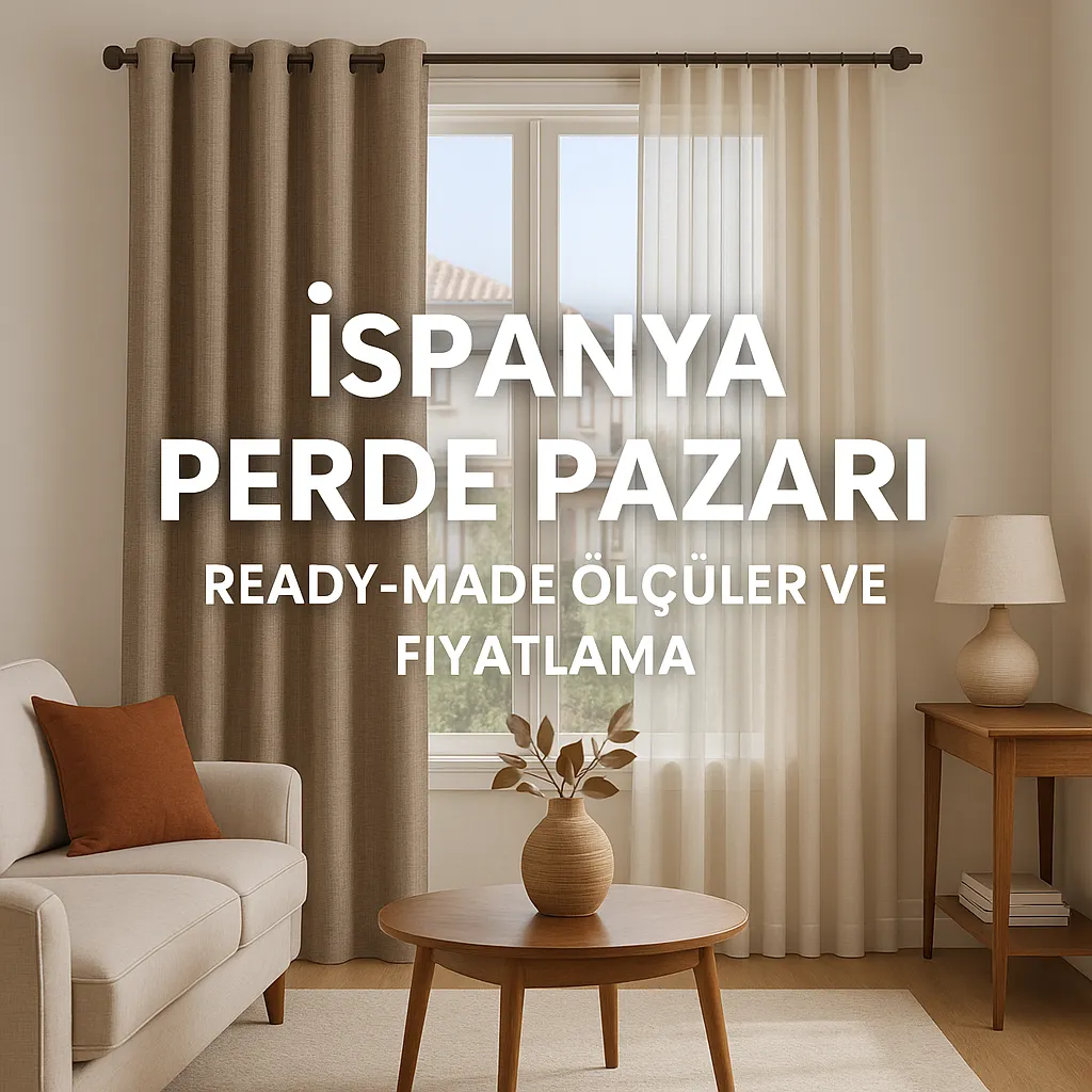 İspanya Perde Pazarı: Ready-Made Ölçüler ve Fiyatlama