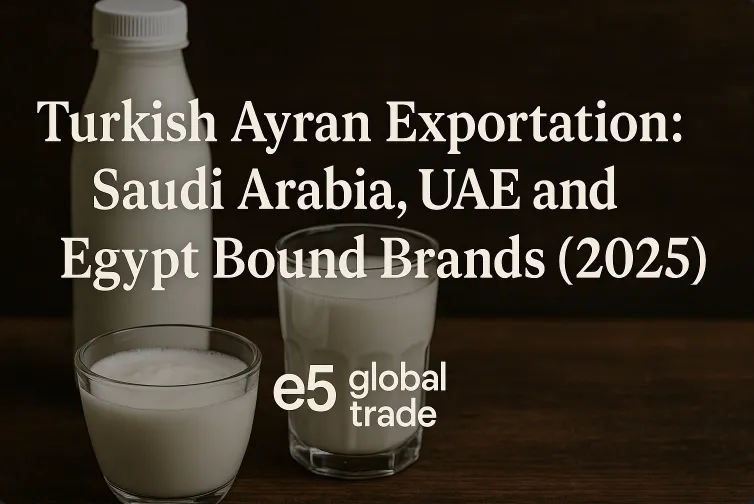 Türk Ayranı İhracatı: Suudi Arabistan, BAE ve Mısır’a Giden Markalar (2025)