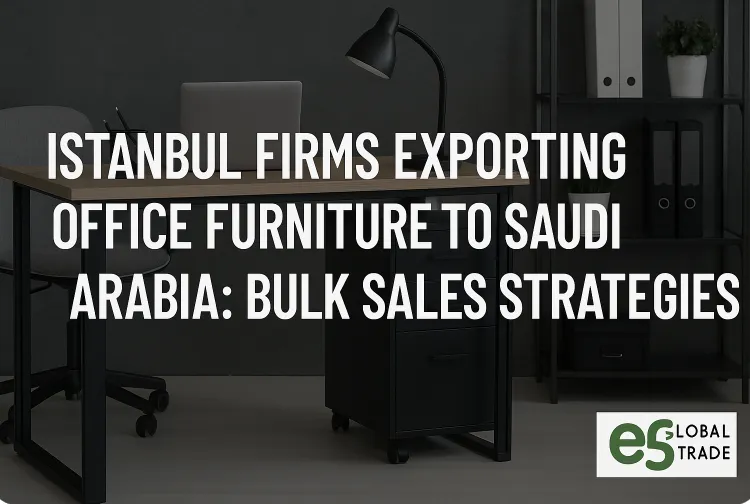 Suudi Arabistan’a ofis mobilyası ihraç eden İstanbul firmaları: Toplu satış stratejileri
