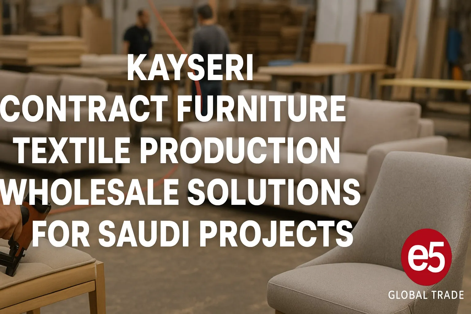 Kayseri Fason Mobilya Tekstil Üretimi: Suudi Projelerine Toptan Çözümler