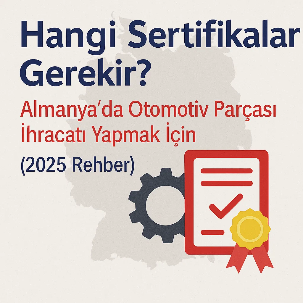 "Almanya’da Otomotiv Parçası İhracatı Yapmak İçin Hangi Sertifikalar Gerekir? (2025 Rehber)"