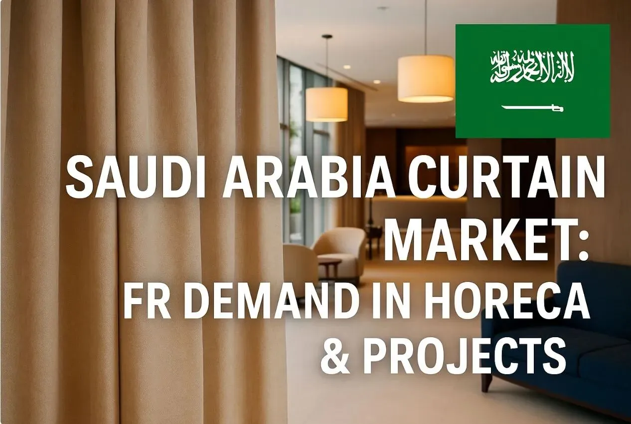 Saudi Arabia Curtain Market: Flame Retardant (FR) Demand in HORECA & Project-Based Contracts