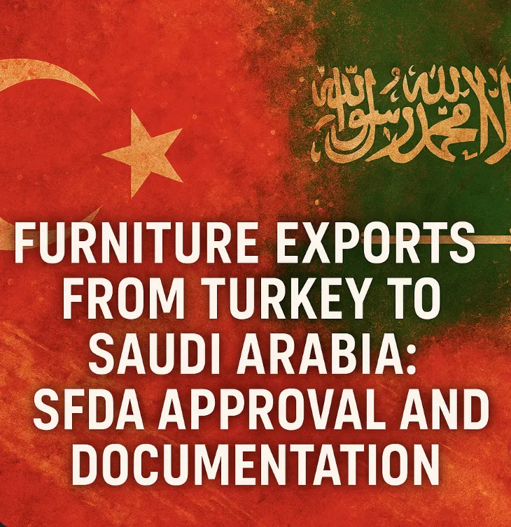 Türkiye’den Suudi Arabistan’a mobilya ihracatı: SFDA onayı ve belgeler