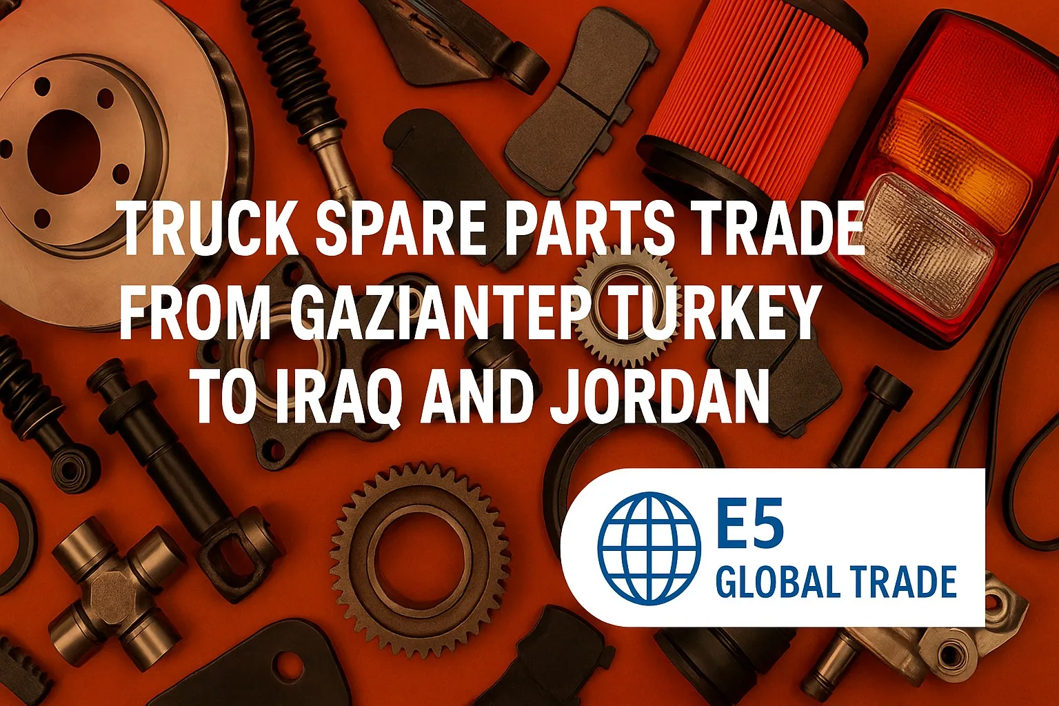 Gaziantep Türkiye kamyon yedek parça Irak ve Ürdün