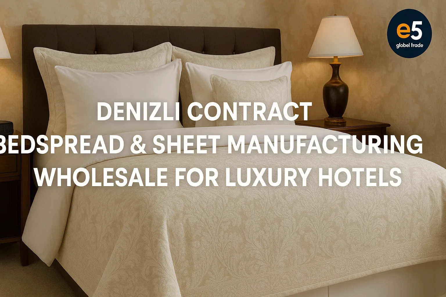 Denizli Fason Yatak Örtüsü ve Çarşaf Üretimi: Lüks Oteller İçin Toptan