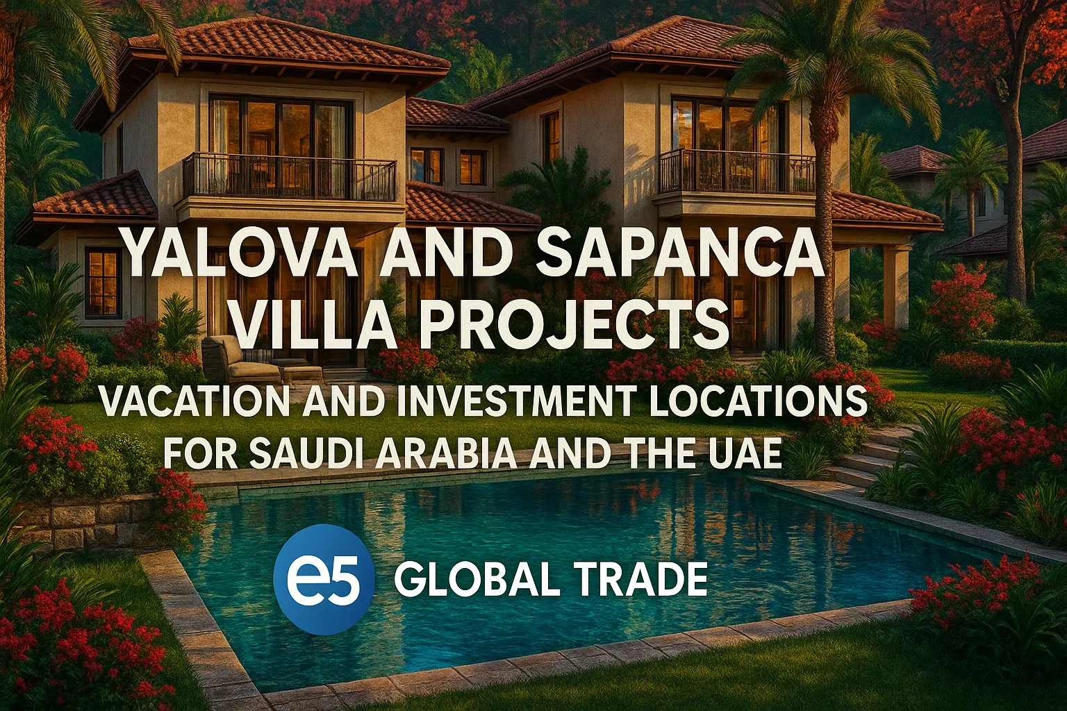 Yalova and Sapanca Villa Projects: Holiday and Investment Destinations for Saudi Arabia and the UAE