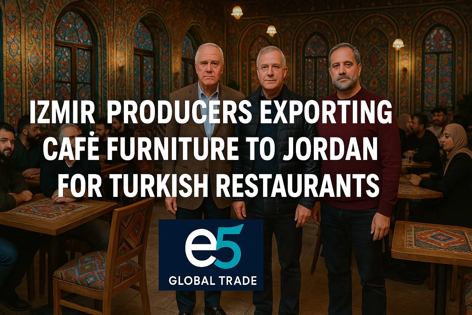 Ürdün’e kafe mobilyası ihraç eden İzmir üreticileri: Türk restoranları için