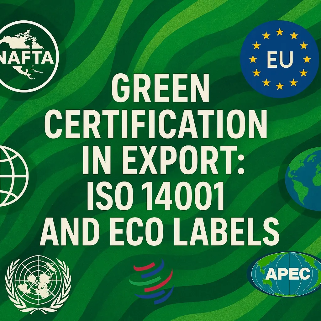 Yeşil Sertifikalarla İhracat: ISO 14001 ve Eko Etiketler