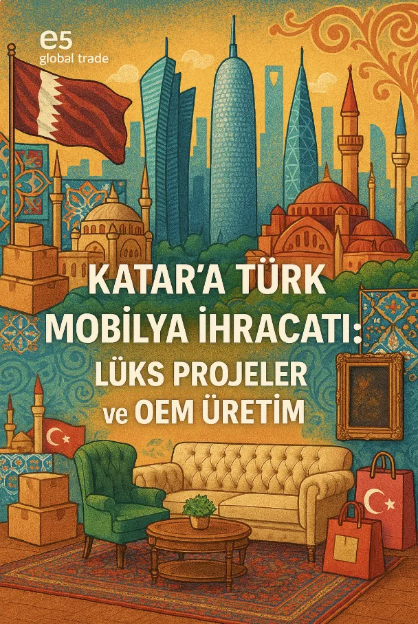 "Katar’a Türk Mobilya İhracatı: Lüks Projeler ve OEM Üretim"