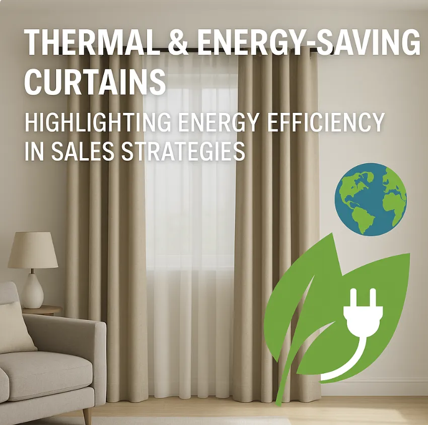 "Thermal / Energy-Saving Perde: Enerji Verimliliği, Isı Yalıtımı ve Sürdürülebilirlik Vurgusuyla Satış Stratejileri"