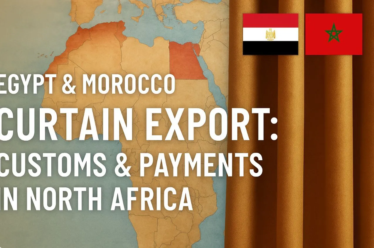 Egypt & Morocco: Curtain Export to North Africa – Customs & Payment Guide