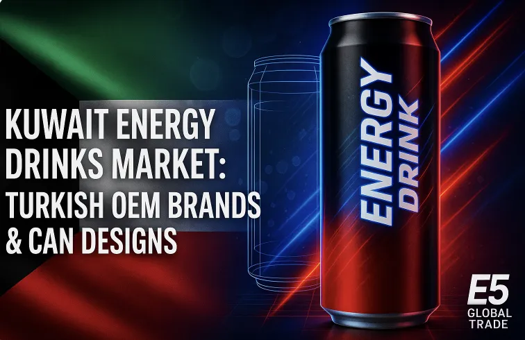 Kuveyt’te Enerji İçecekleri Pazarı: Türk Markalarının OEM Üretim ve Kutu Tasarımları (2025)
