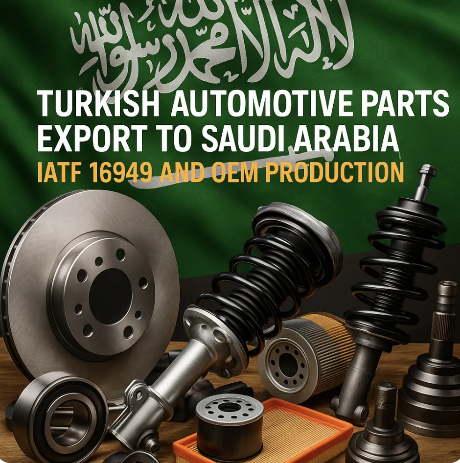 "Suudi Arabistan’a Türk Otomotiv Parçası İhracatı: IATF 16949 ve OEM Üretim"