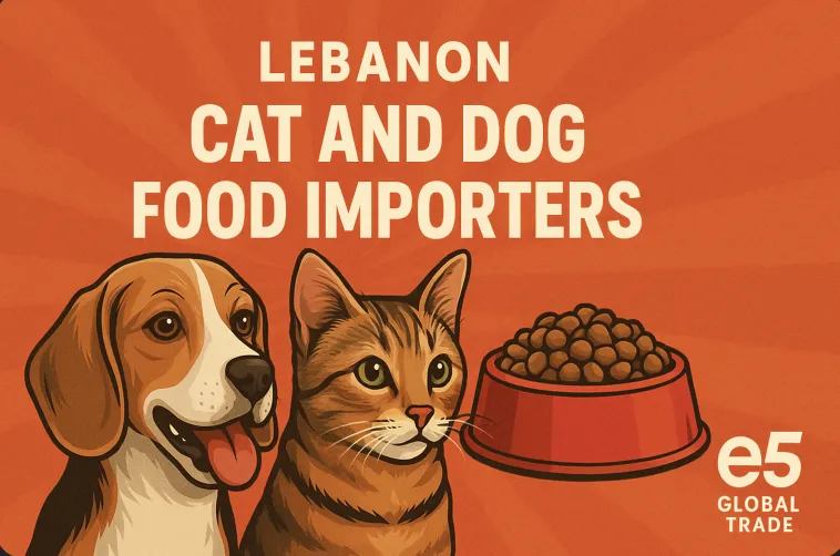 Lübnan Kedi ve Köpek Maması İthalatçıları